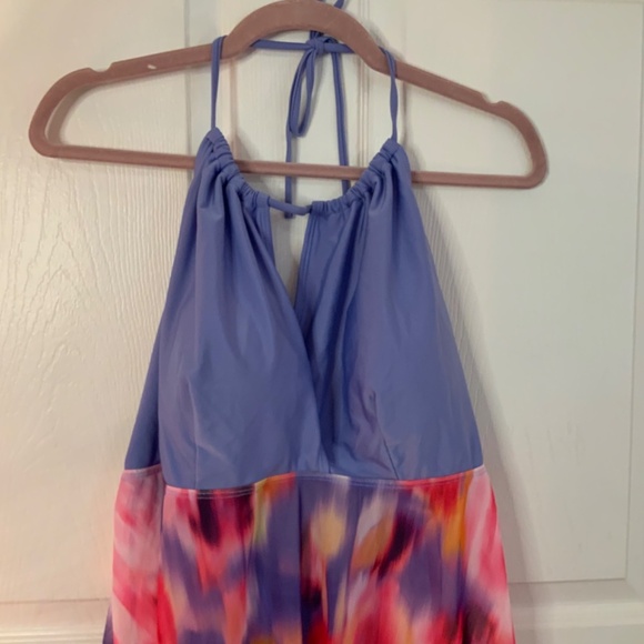 TIE DYE PURPLE BATHING SUIT PLUS SIZE 4X NWOT - Picture 3 of 10